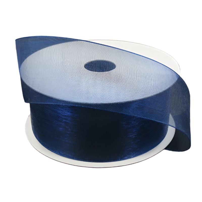 931509-27 (21956) – Wired Organza #9 –  1.5 25yd – Navy