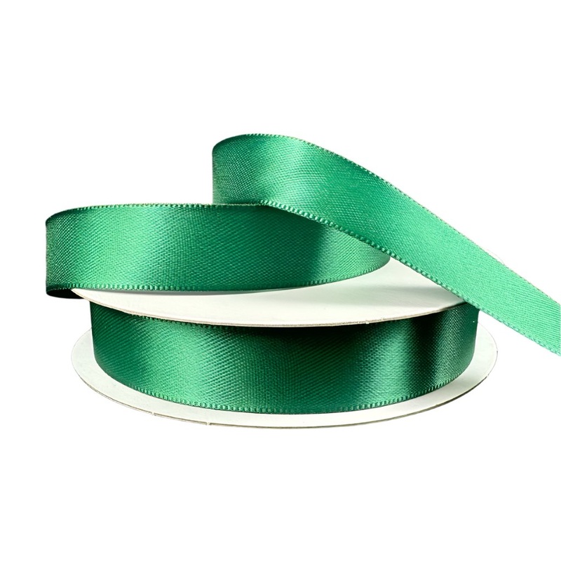 981403-07 (31022) – Double Face Satin #3 – 5/8 x 25yd – Hunter Green
