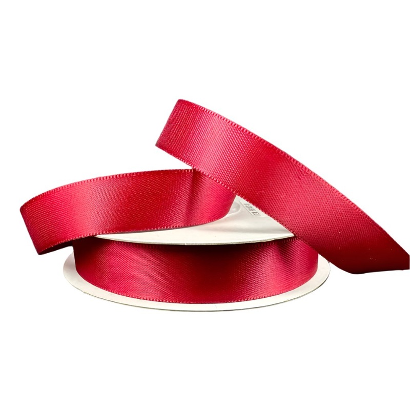 981403-10 (26823) –  Double Face Satin #3 – 5/8 x 25yd – Burgundy