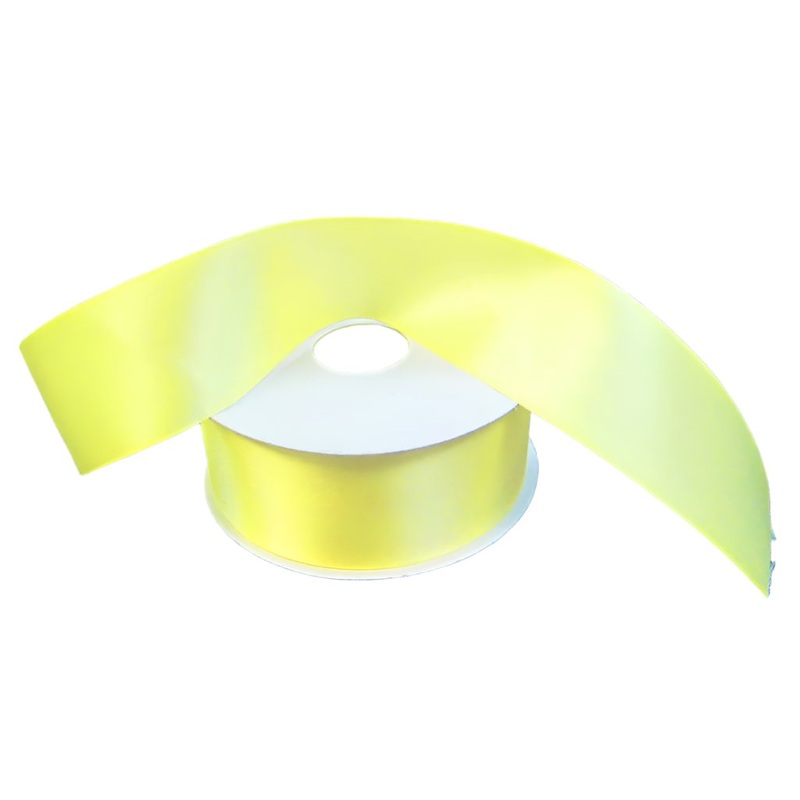 981409-02 (27074) – Double Face Satin #9 – 1.5 x 25yd –  Yellow