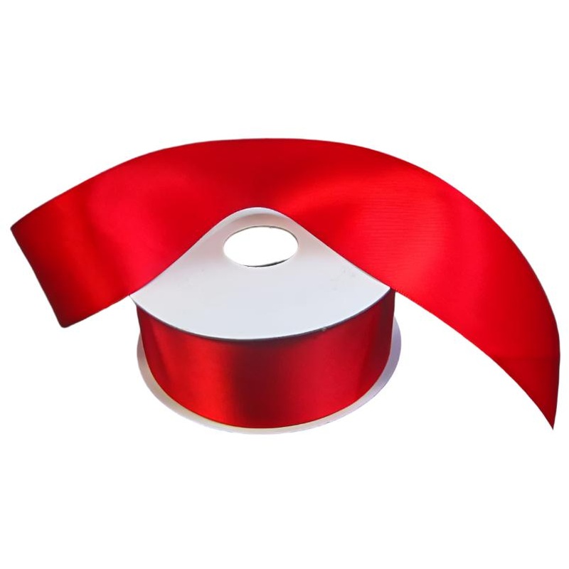 981409-12 (26836) – Double Face Satin #9 – 1.5 x 25yd –  Red