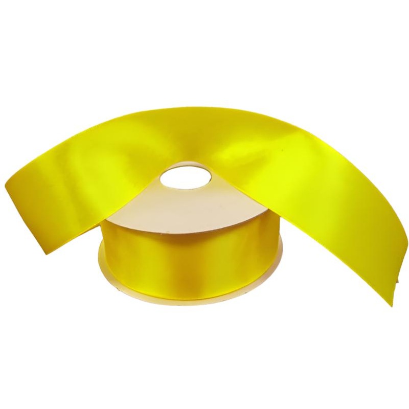 981409-22 (27076) – Double Face Satin #9 – 1.5 x 25yd –  Daffodil