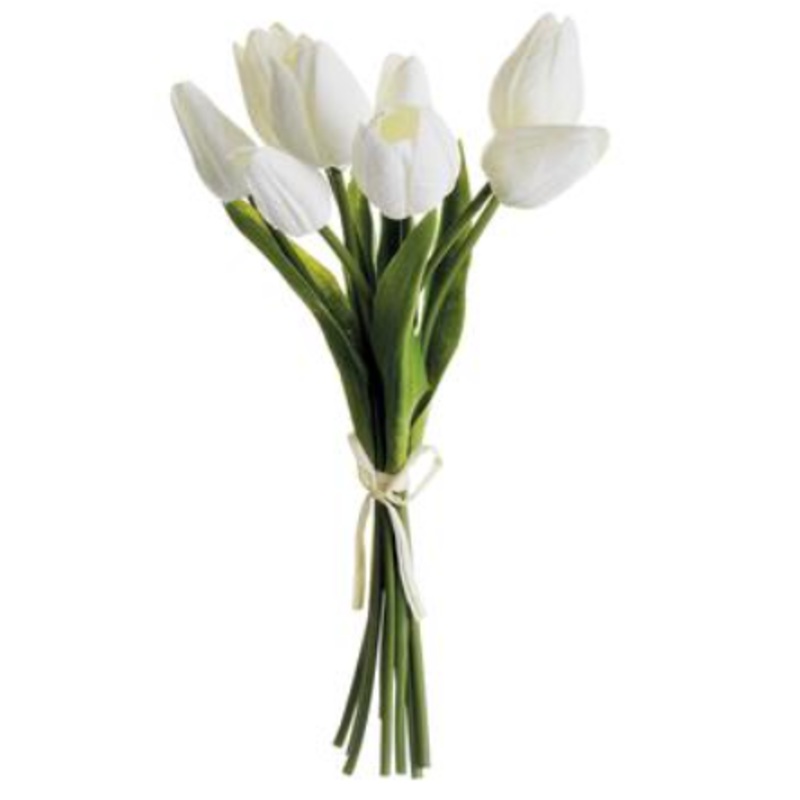 HST007-WH (26147) – St Tulip Bundle X8 White 10