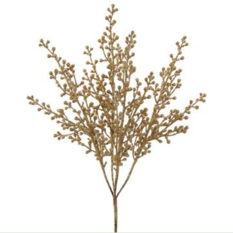XAB278-GO (28422) – Glittered Berry Bush Gold