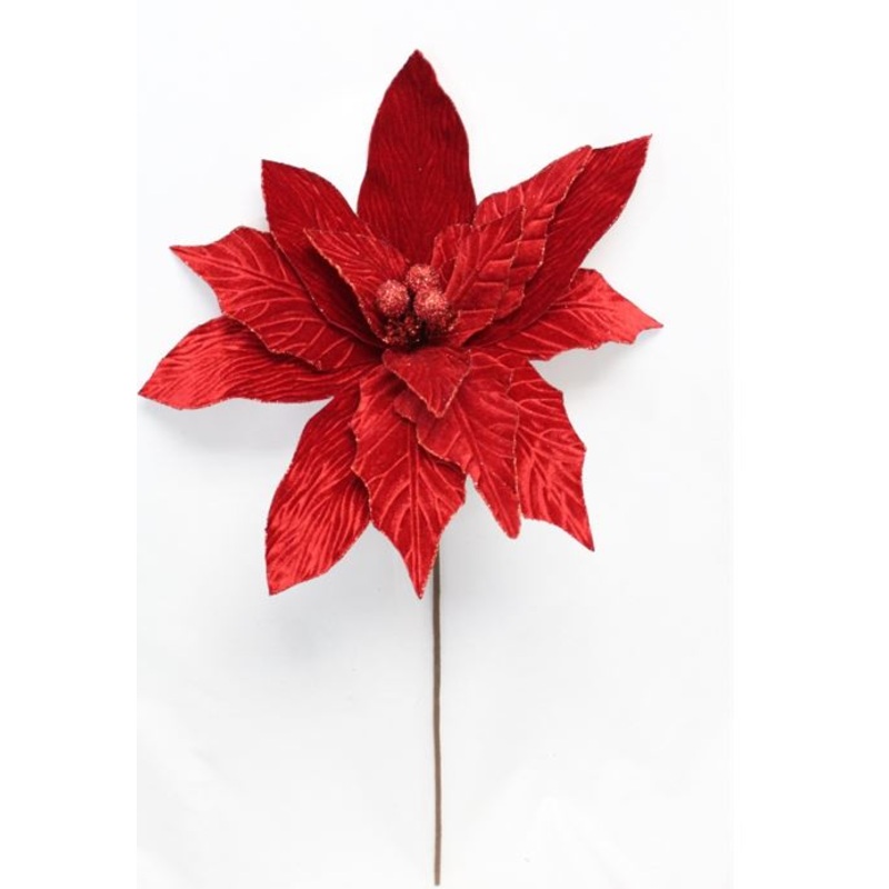 134405RD (29762) – Poinsettia Stem Red 32.5
