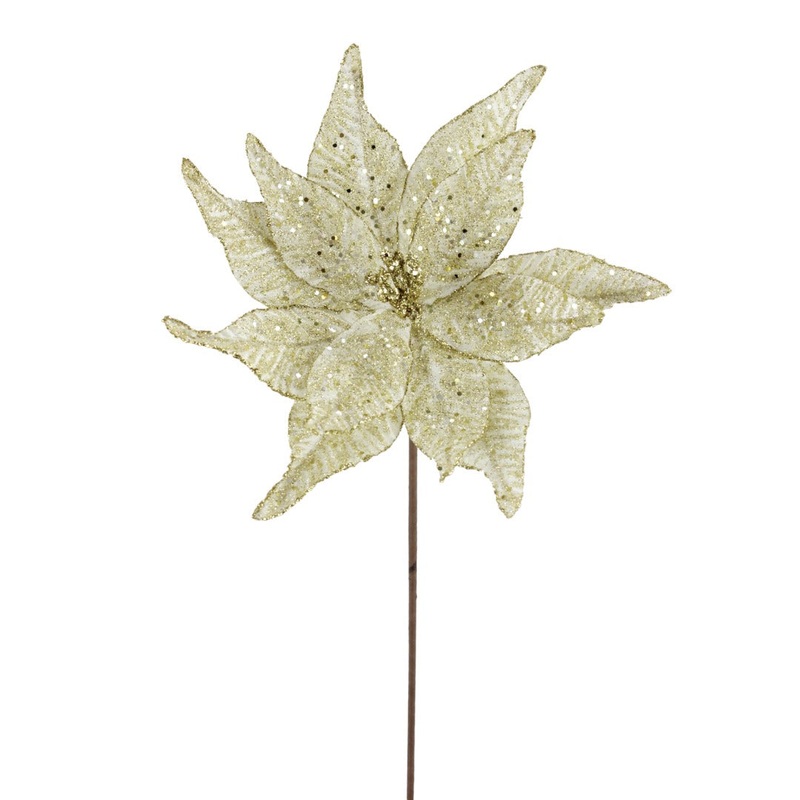 218792 (4025) – Poinsettia Stem Ivory 22X13