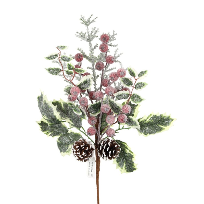 227966 (4028) – Holly Berry Pick Red/Green 16