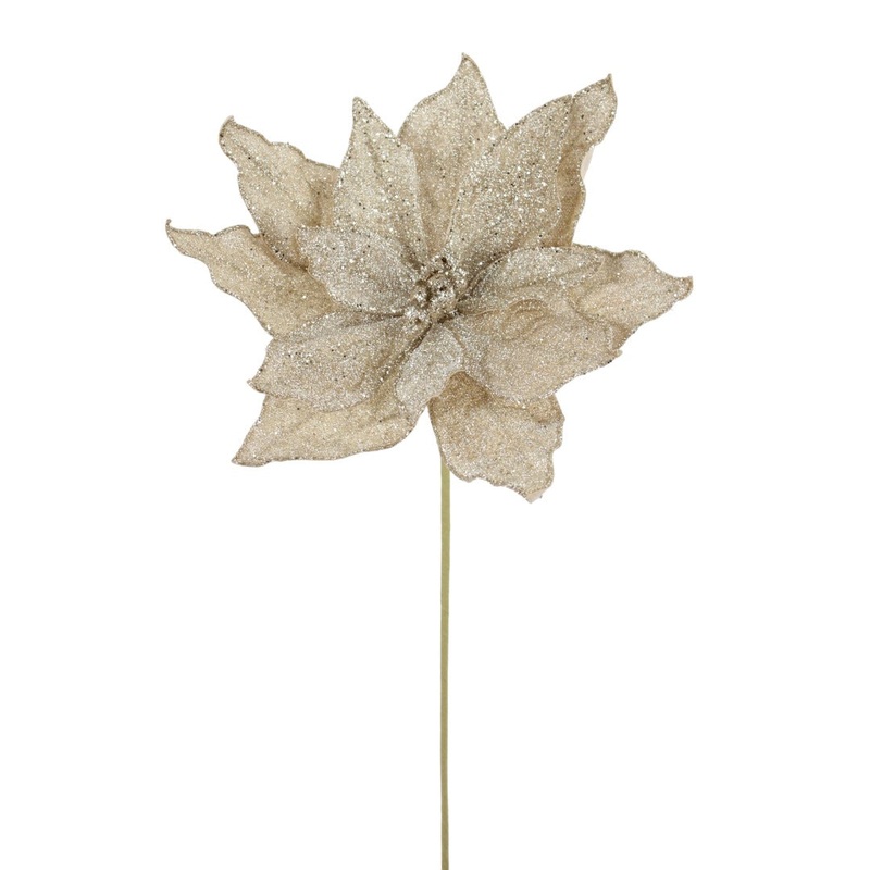 233948 (32245) – Poinsettia Stem Champagne 20