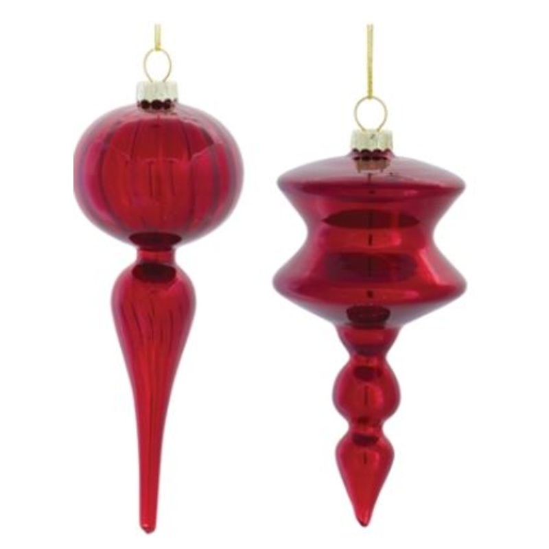 86436 (30321) – Red Tear Drop Ornament (2 Asst)