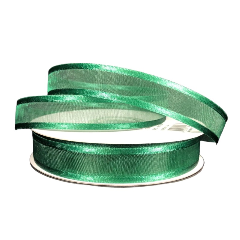 900803-07 (31017) – Satin Edge Sheer #3 – 5/8 x 25yd – Hunter Green