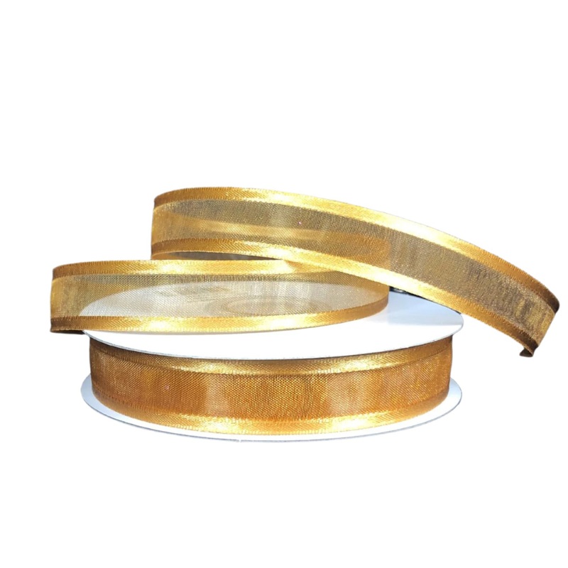 900803-15 (31018) – Satin Edge Sheer #3 – 5/8 x 25yd – Old Gold