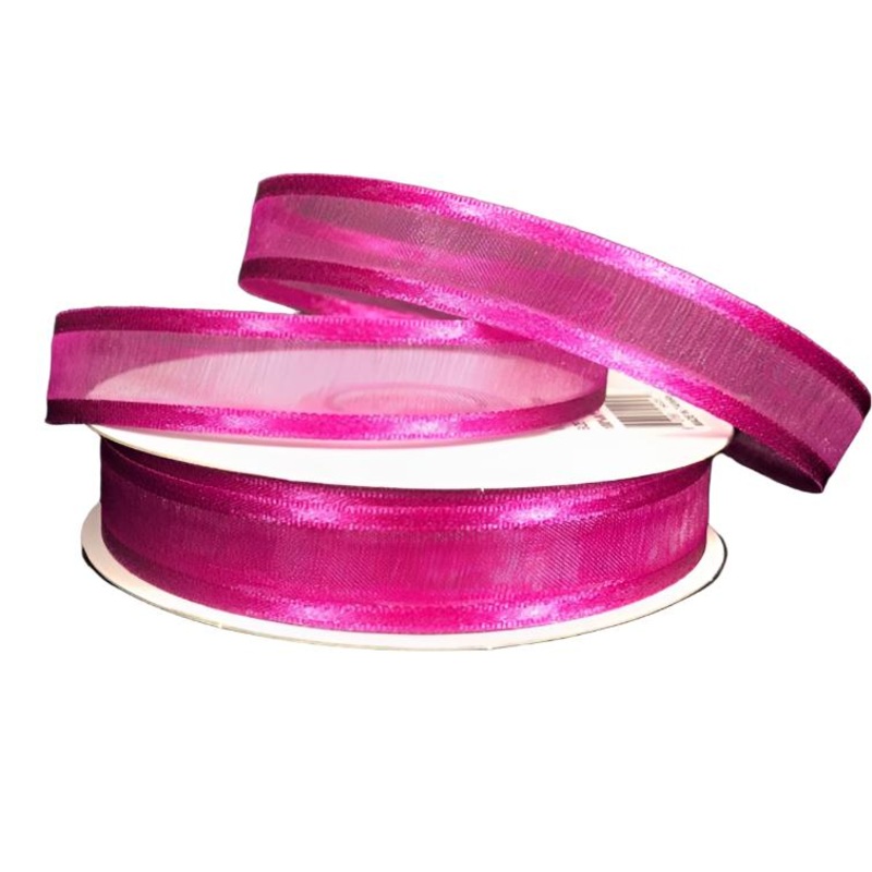 900803-24 (28641) – Satin Edge Sheer #3 – 5/8 x 25yd – Azalea