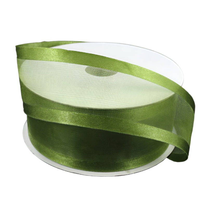 900809-08 (32110) – Satin Edge Sheer #9 – 1.5 x 25yd – Moss