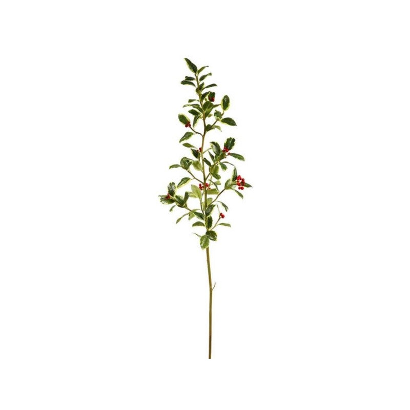 95232.RD (22024) – Rounded Holly Branch 44 Red