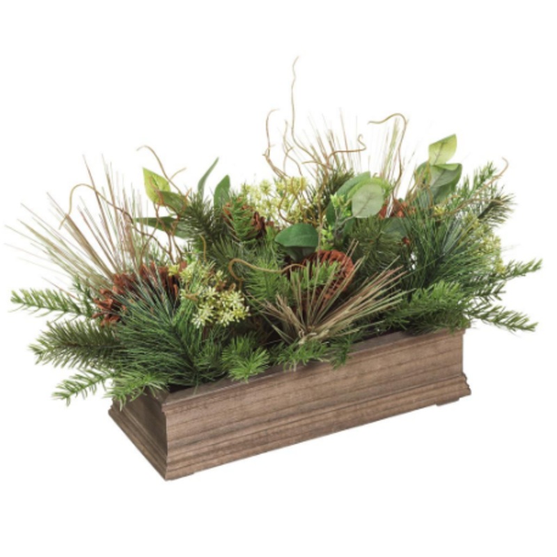 XLF603-GR/BR (6009) – Mixed Pine/Pinecone 12.75