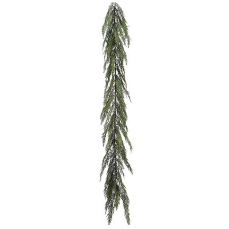 YGC106-GR (26345) – Deluxe Cedar Garland 6′ Green