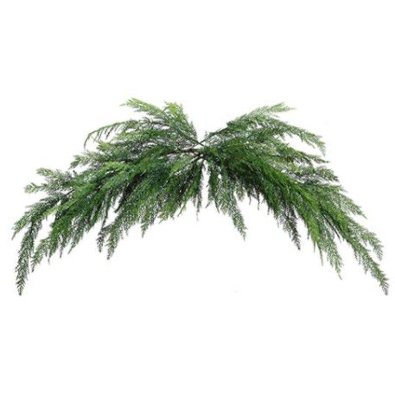 YGC406-GR (30019) – Cedar Mantel Swag Garland 6′