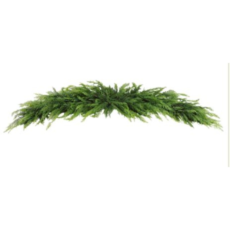 YGC458-GR (21532) – Cedar Swag Garland Green 8′