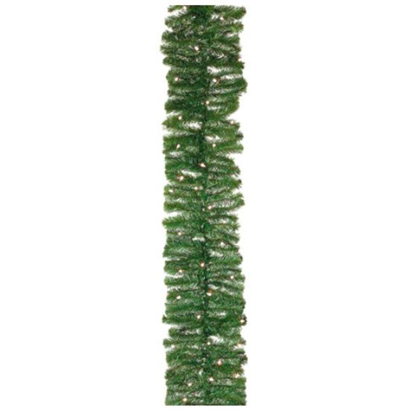 YGW812-GR (17112) – Deluxe Windsor Garland 9’X12 Lights