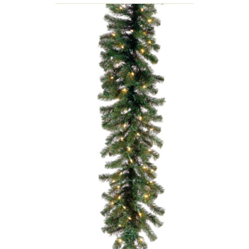 YGW814-GR (24587) – Deluxe Win Garland 9X14 100Lit