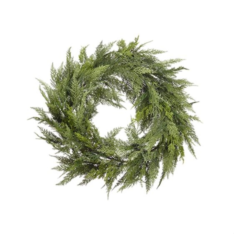 YWC412-GR (26344) – Deluxe Cedar Wreath 22 Green