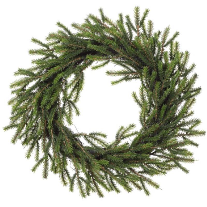 YWP705-GR (46) –  Pine Wreath 12 Green