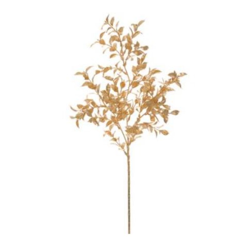 XAS549-GO (30941) – Glittered Ruscus Spray 27.5 Gold