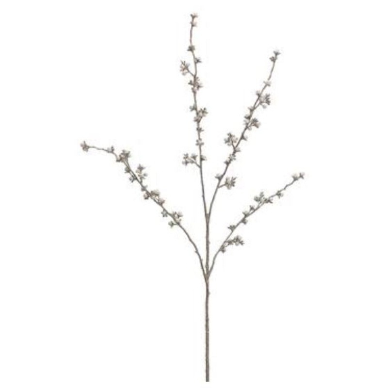 XAS693-CN/P (30082) – Glittered Pearl Pine Spray Champagne 40