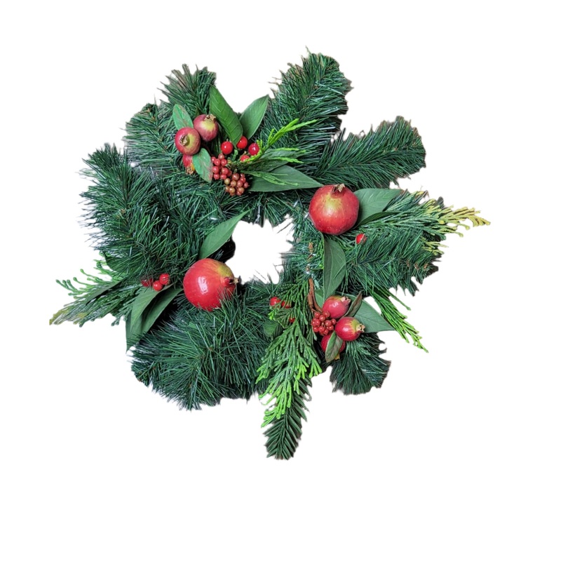 XDC634-GR/RE (29308) – Candle Ring Berry Cedar Green/Red 3