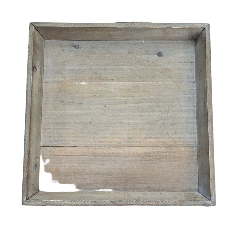 YF7820+++ (19355) – Square Wood Tray 15X15X2