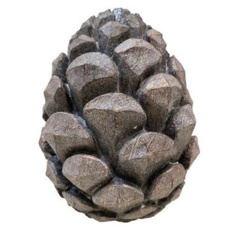 XAT522-BR (30964) – Polyresin Pine Cone Brown 13.5