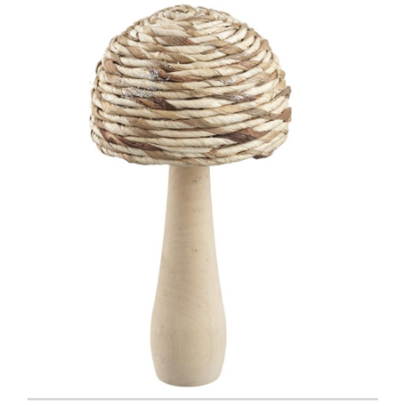 XAU054-BE/SI (4006) – Glitter Corn Husk Mushroom 12