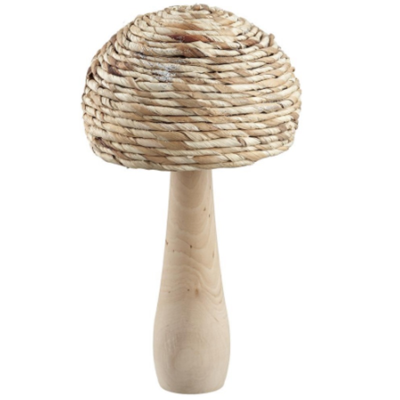 XAU055-BE/SI (4007) – Glitter Corn Husk Mushroom 14