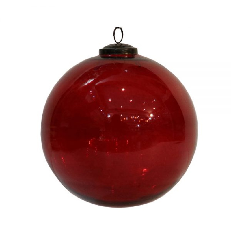 XB18SG013-RED (30147) – Red Glass Ornament
