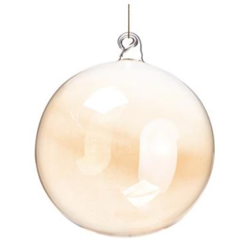 XGN475-AM (31051) – Glass Ball Ornament Amber 6