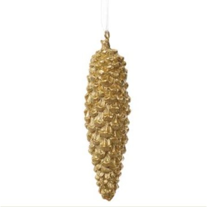 XM0525-GO (28465) – Pine Cone Ornament Gold 5