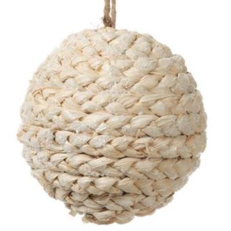 XM2848-NA/SN (29322) – Snow Raffia Braid Ornament Natural 5