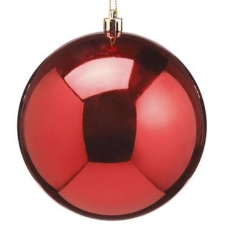 XN4802-RE (28099) – Shiny Plastic Ball Ornament Red 5