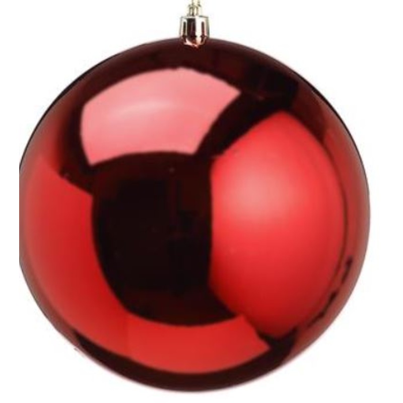 XN4803-RE (30097) – Shiny Plastic Ball Ornament Red 6