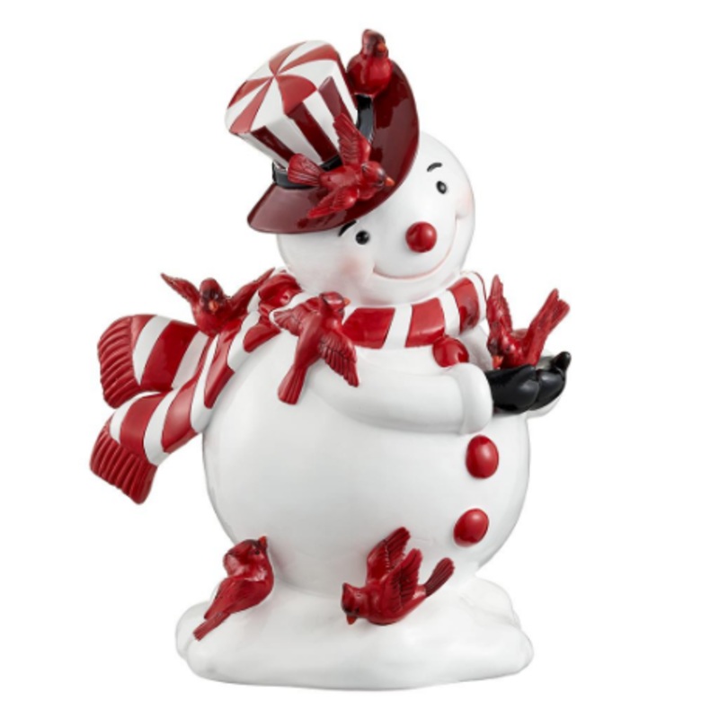 XSF553-RE/WH (32220) – Snowman With Cardinal 13