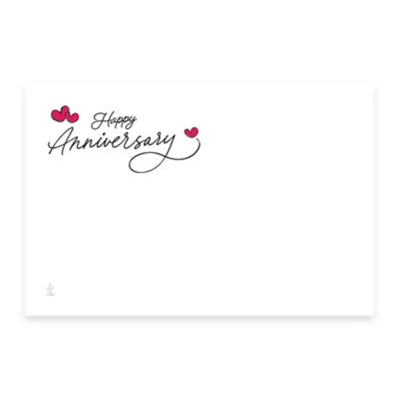 AC5177 (11001) – Capri Card – Happy Anniversary, New White