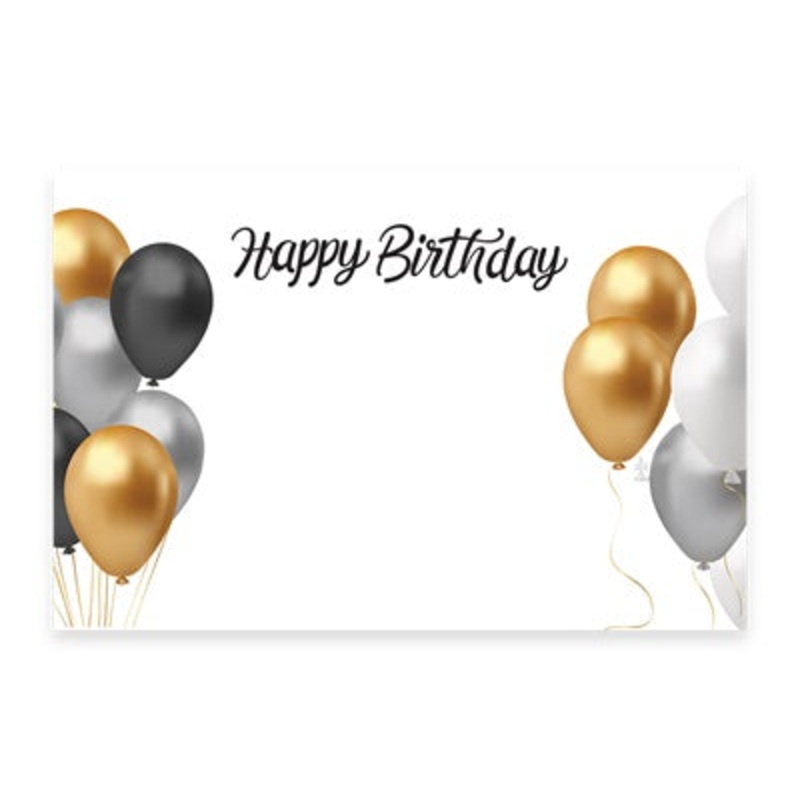 AC5178 (11004) – Capri Card – Happy Birthday, Metallic Balloons