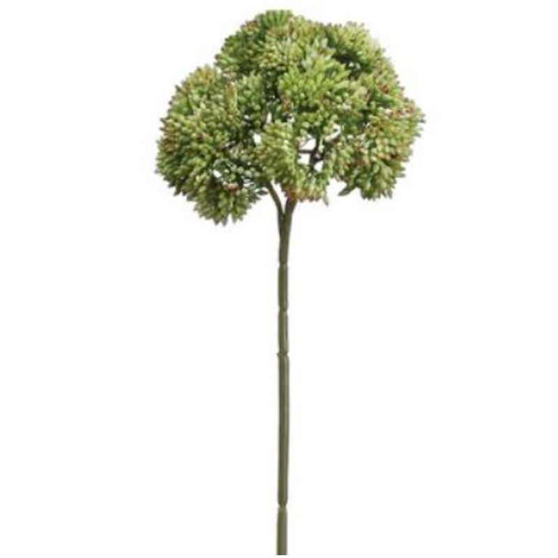 PSS901-GR/PK (29018) – Sedum Stem X3, Green/Pink 14.5
