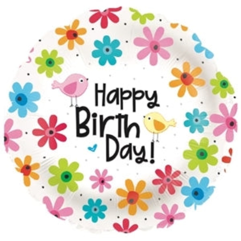 114585 (11032) – Mylar Happy Birthday Birdies 17
