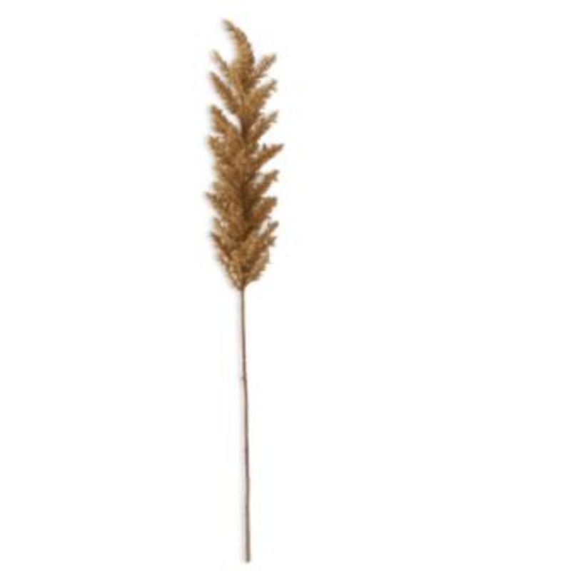 42158A-GR (29684) – Flocked Cypress Branch Green/Brown