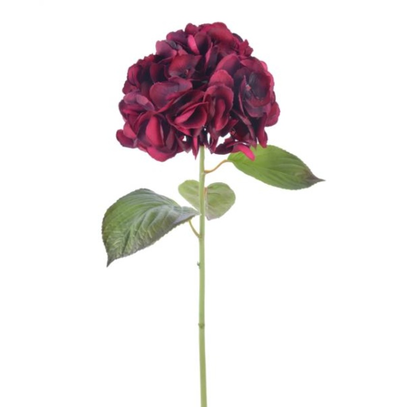96503.NT.BU (30520) – Hydrangea Stem 25 Burgundy