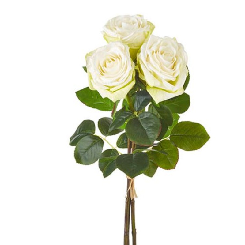 F4222615 (30697) – Real Touch White Rose Bundle 25