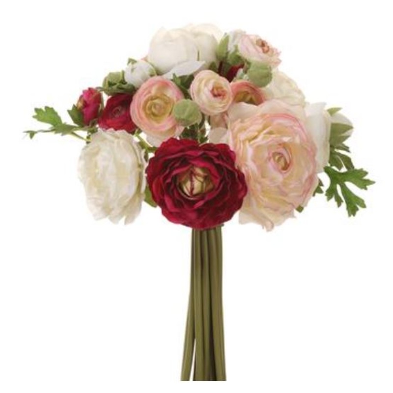 FBQ368-PK/WH (31453) – Ranunculus Bouquet Pink White 9