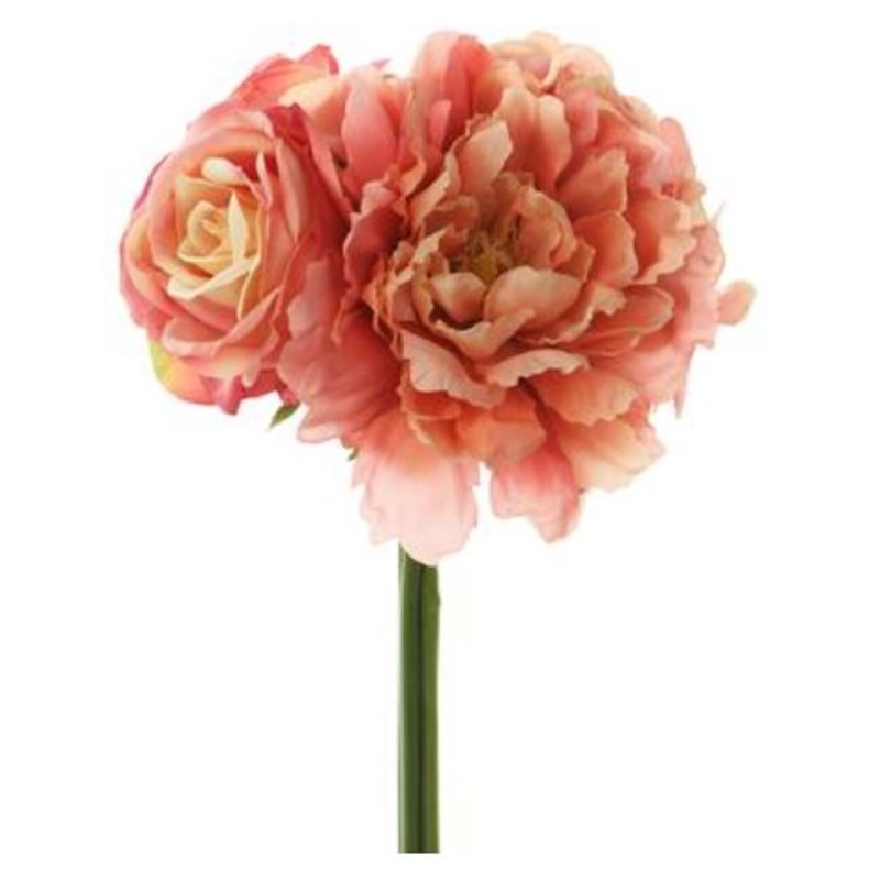 FBQ553-RO/PK (31455) – Rose/Hydrange/Peony Bouquet Rose/Pink