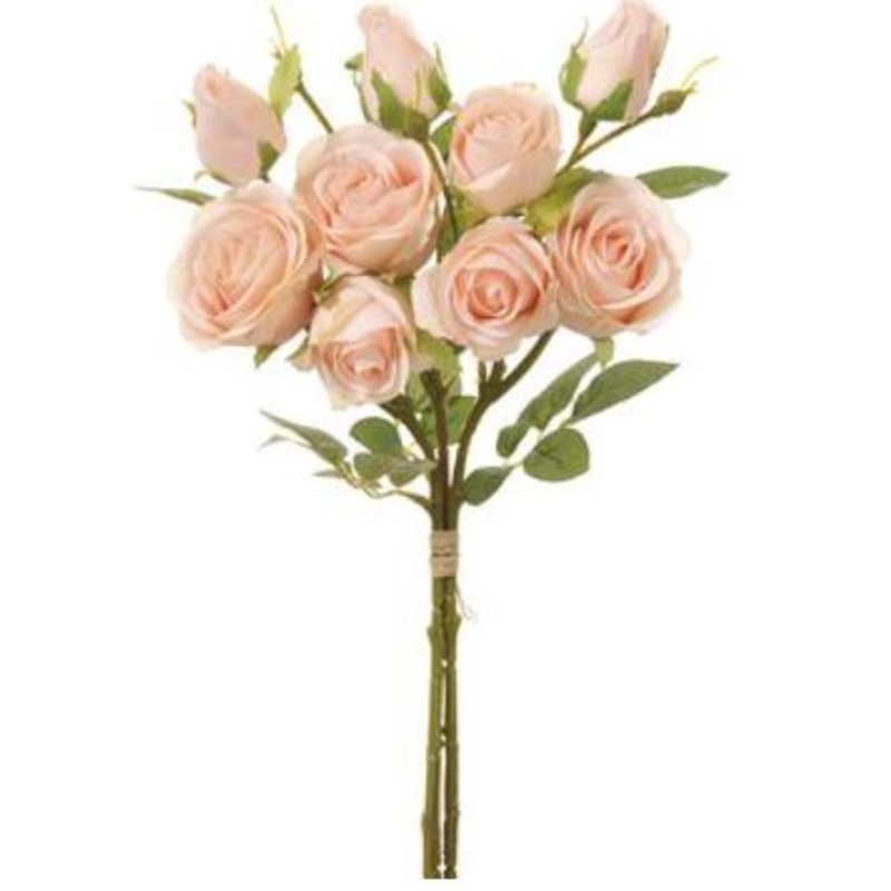 FBQ900-PE (30465) – Rose Bouquet 17.5 Peach